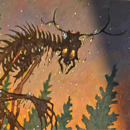 Original oil painting "Christmas Tree" 2025 - Boris Groh