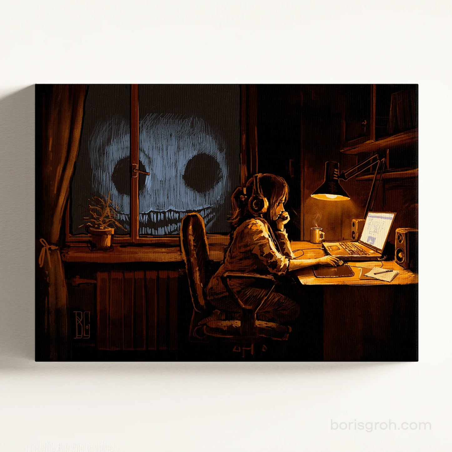 Canvas print “Don't look back” 2018 - Boris Groh