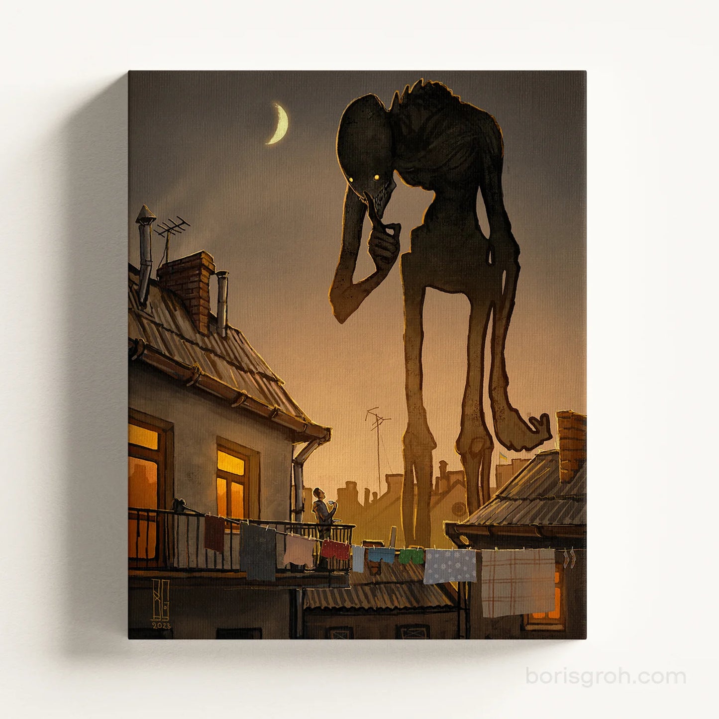 Canvas print “Evening Silence” 2023 - Boris Groh