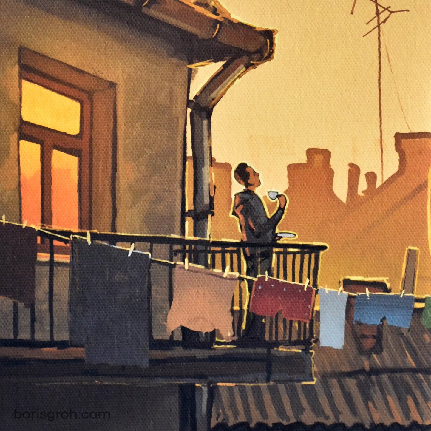 Canvas print “Evening Silence” 2023 Boris Groh