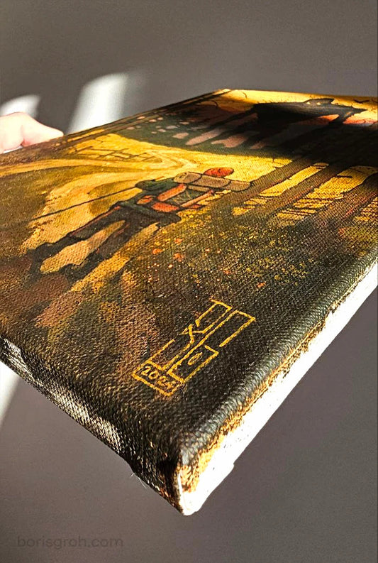 Original oil painting "Mountain Walking" 2024 - Boris Groh