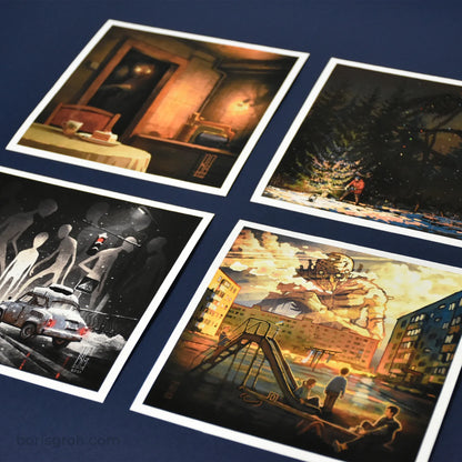 Fine Art mini prints | Set (4 pcs) - Boris Groh