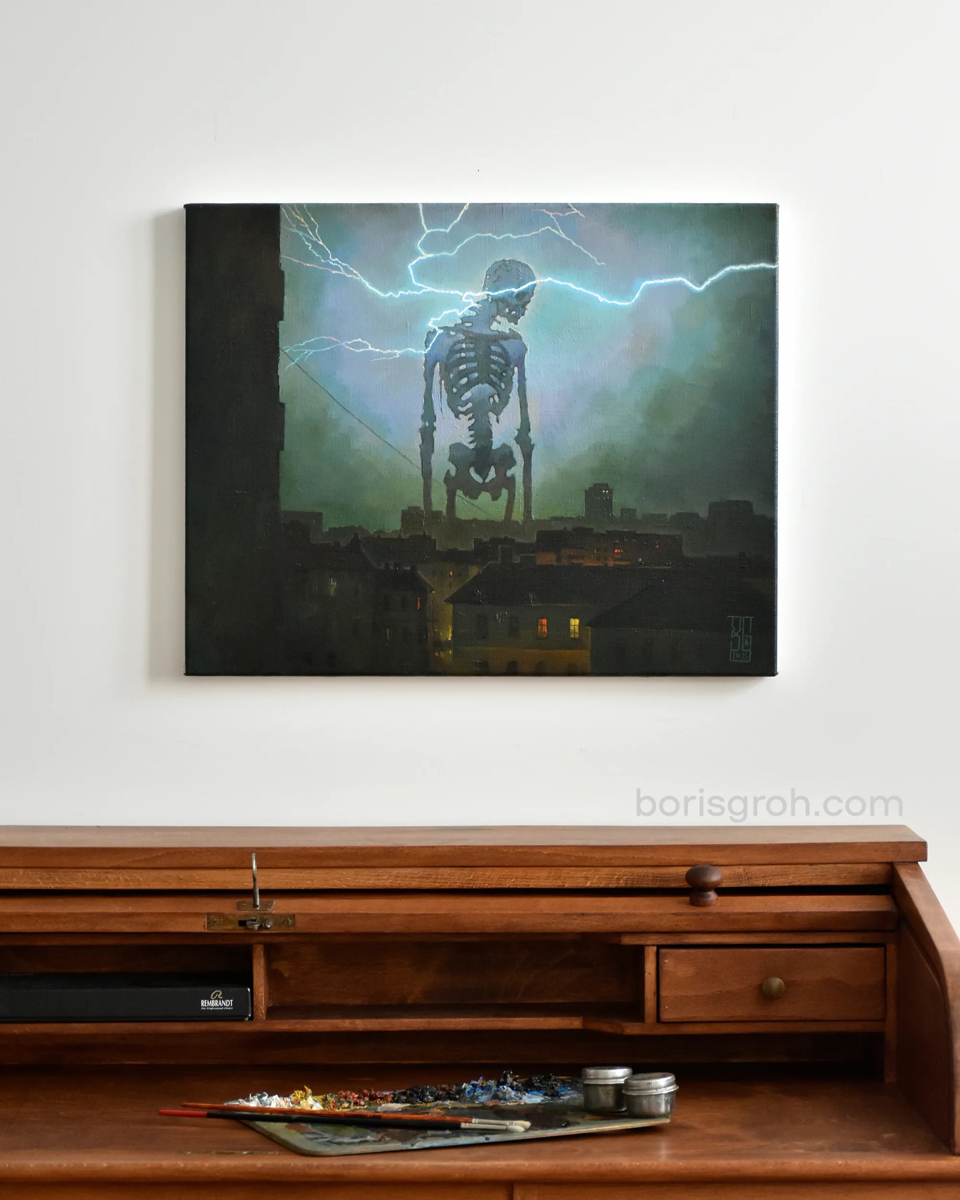 Original oil painting "Yevpatoria" 2025 - Boris Groh