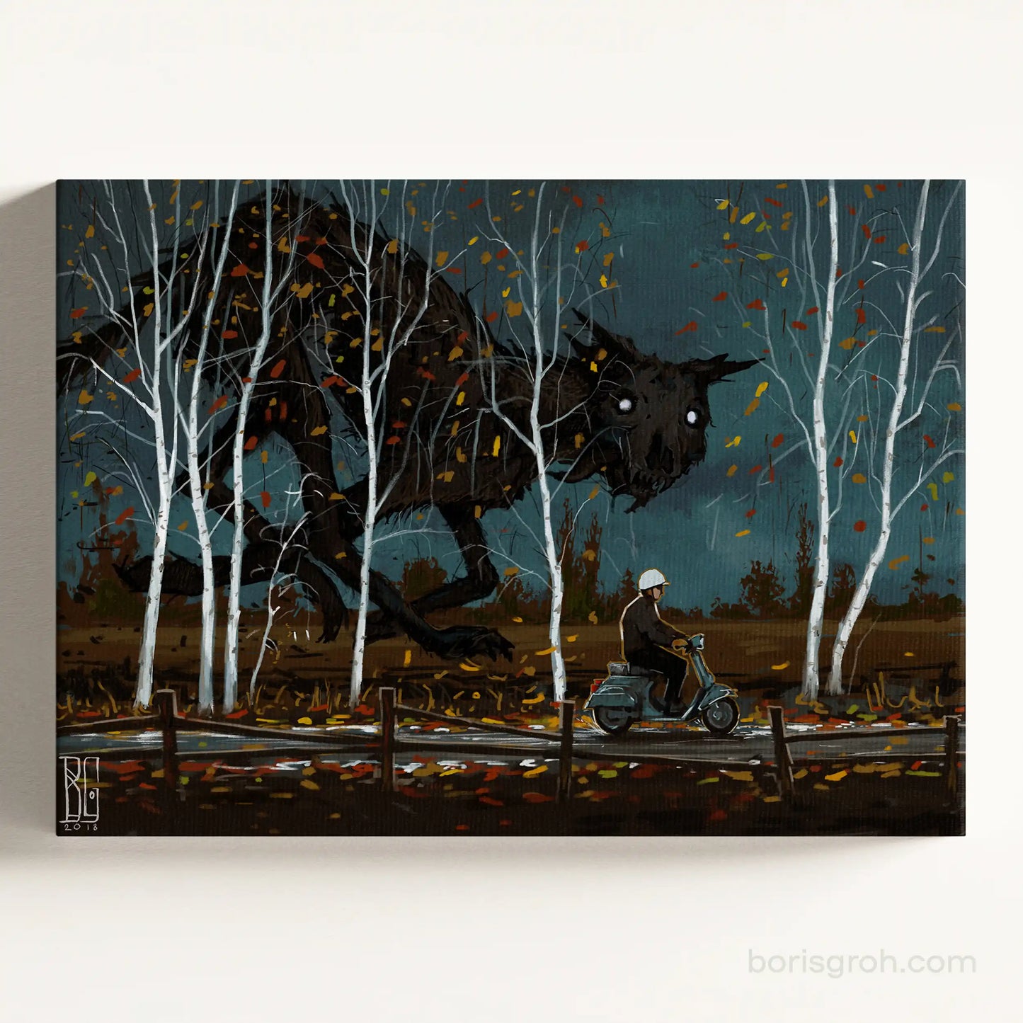 Canvas print “Autumn” 2018 Boris Groh