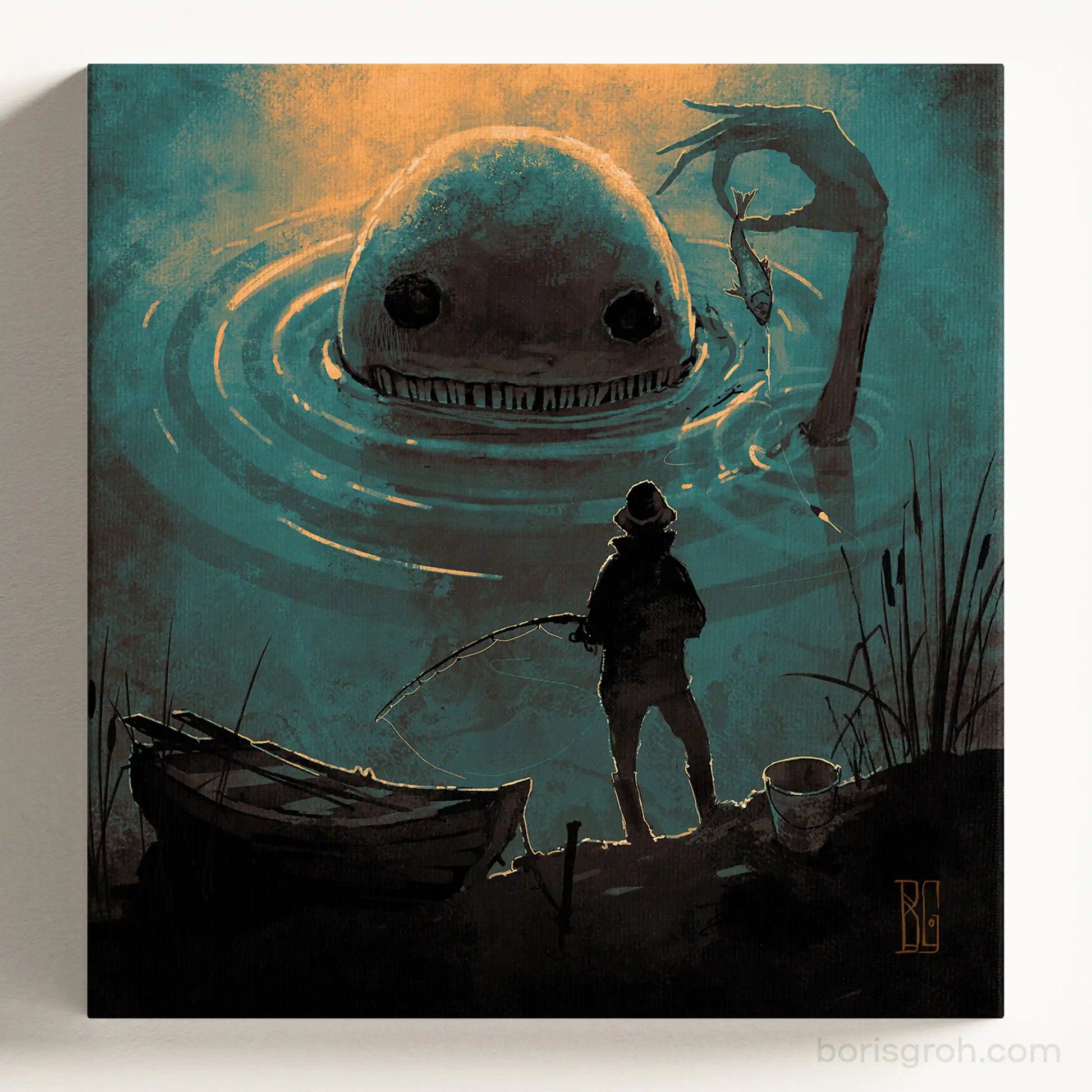 Canvas print “Bait” 2021 Boris Groh