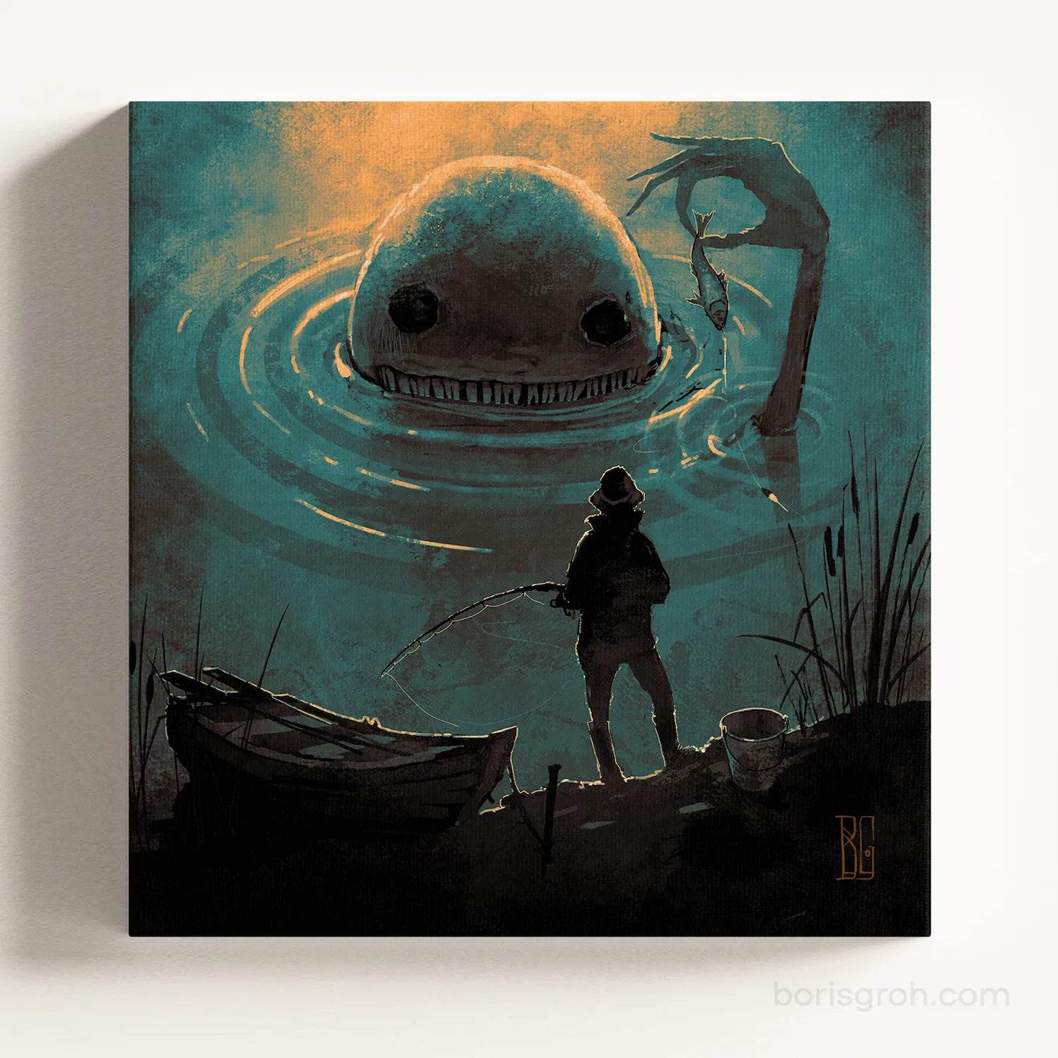 Canvas print “Bait” 2021 - Boris Groh