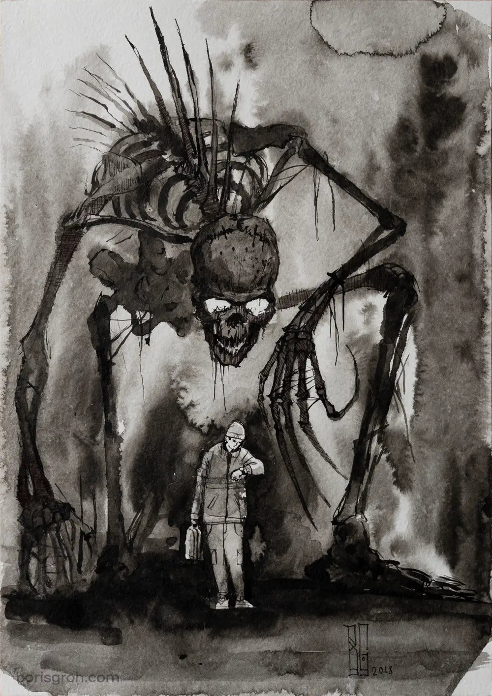 Original on paper "What time is it?" 2018 Boris Groh