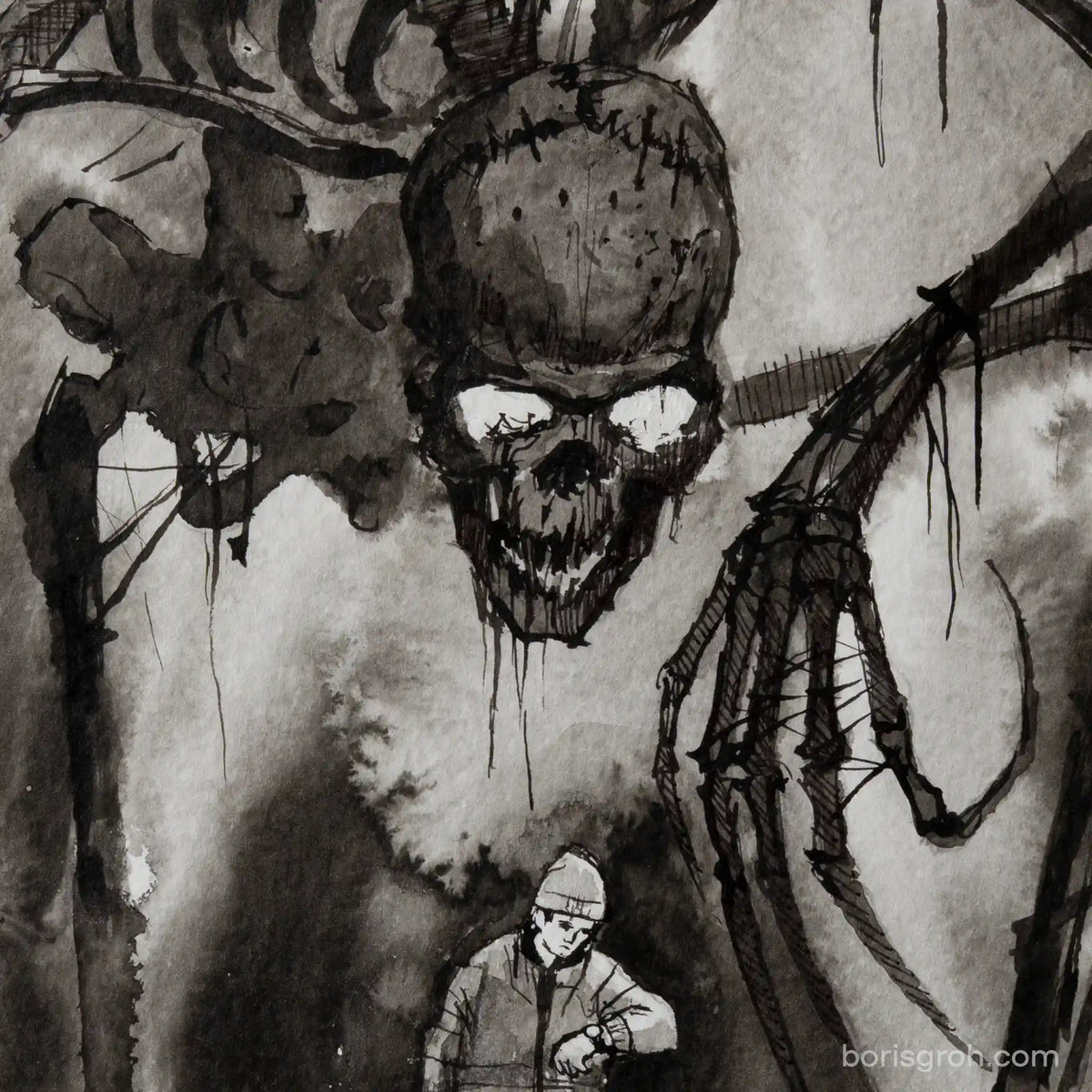 Original on paper "What time is it?" 2018 Boris Groh