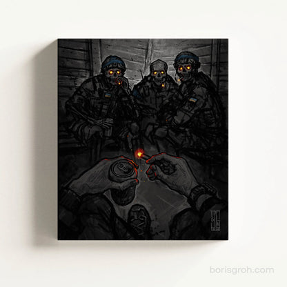 Canvas print “Breakfast” 2025 - Boris Groh