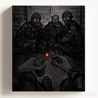 Canvas print “Breakfast” 2025 Boris Groh