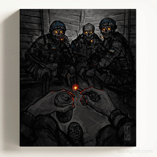 Canvas print “Breakfast” 2025 Boris Groh