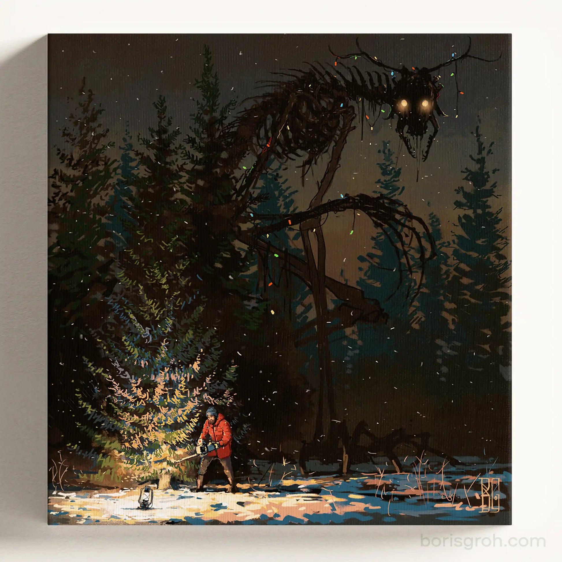 Canvas print “Christmas Tree” 2018 Boris Groh