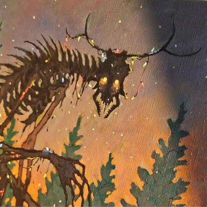 Original oil painting "Christmas Tree" 2025 - Boris Groh