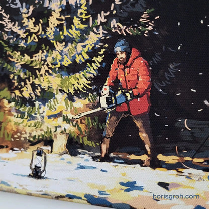 Canvas print “Christmas Tree” 2018 - Boris Groh