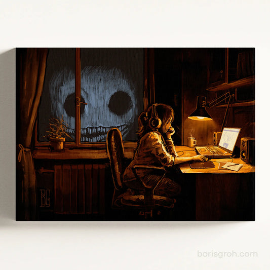 Canvas print “Don't look back” 2018 Boris Groh