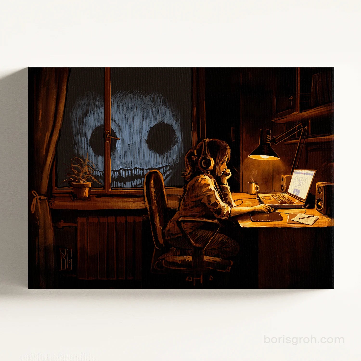 Canvas print “Don't look back” 2018 - Boris Groh