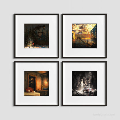 Fine Art Mini Prints | Set (4 pcs) - Boris Groh