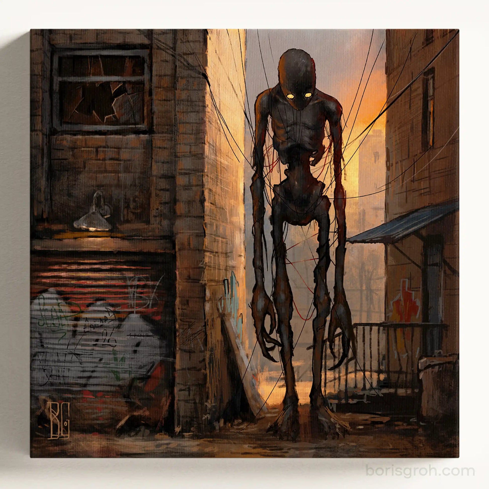 Canvas print “Get Me the Hell Out of Here” 2021 Boris Groh