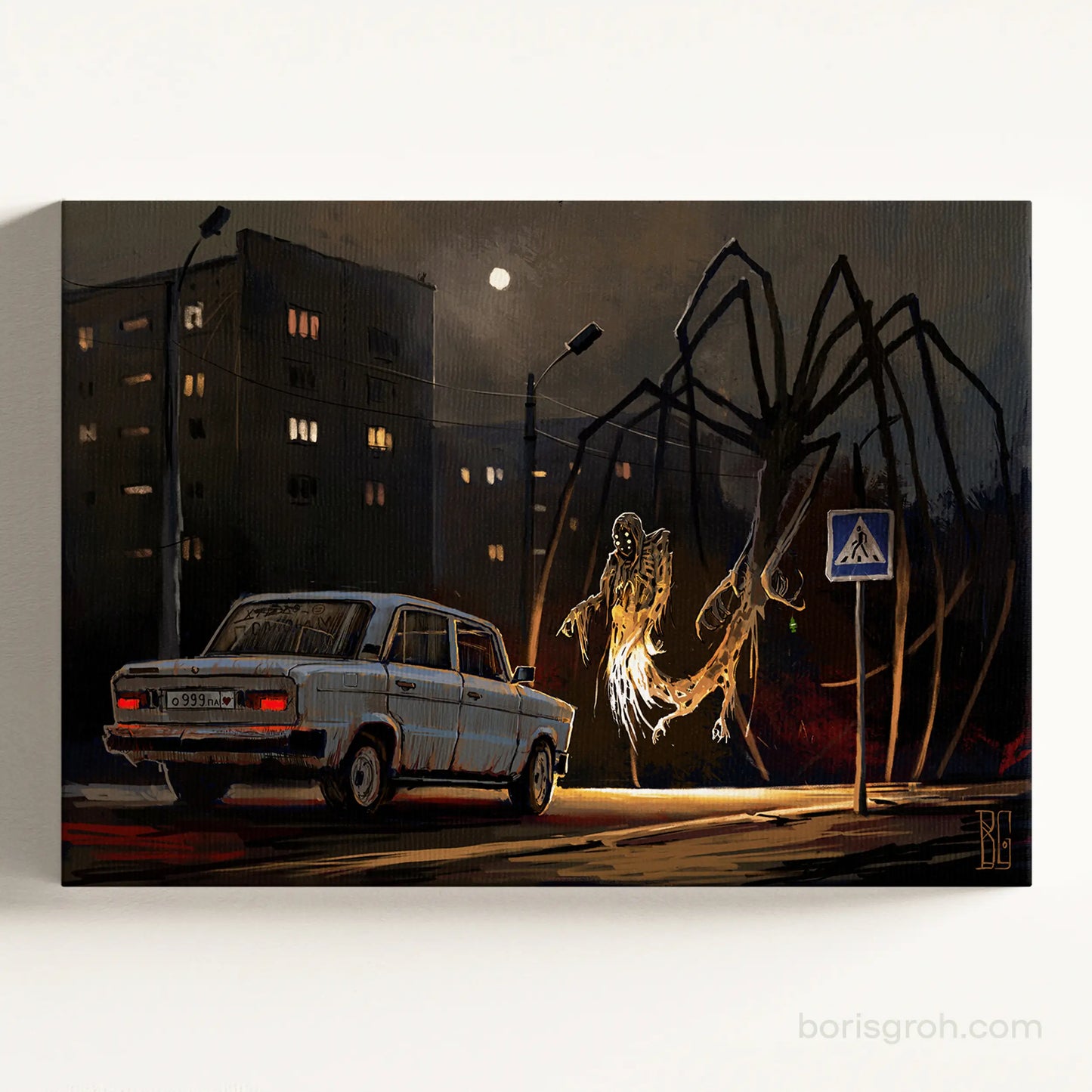 Canvas print “Hello” 2018 Boris Groh