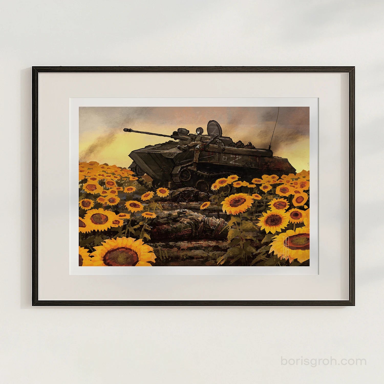 Limited Edition Print “Sunflowers” - Boris Groh