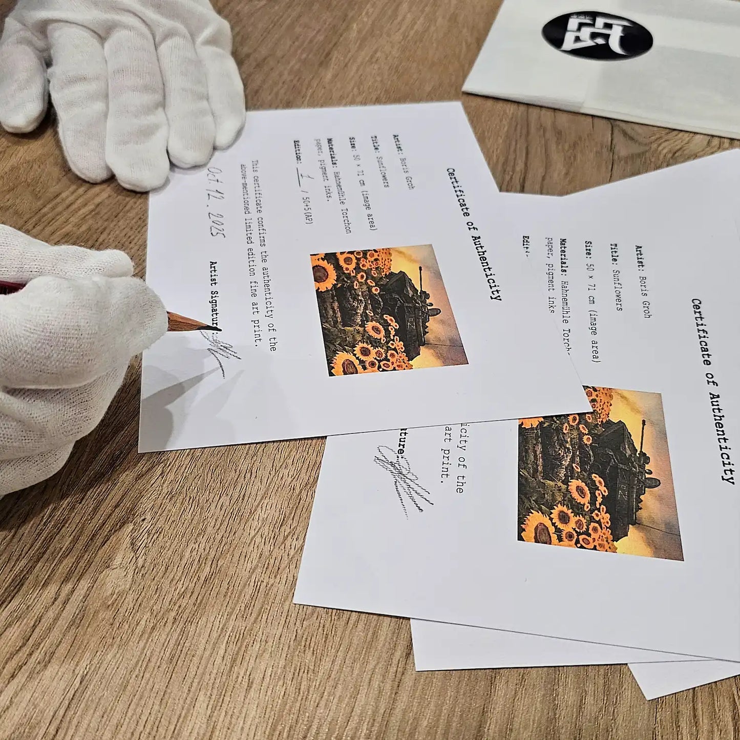 Limited Edition Print “Sunflowers” - Boris Groh