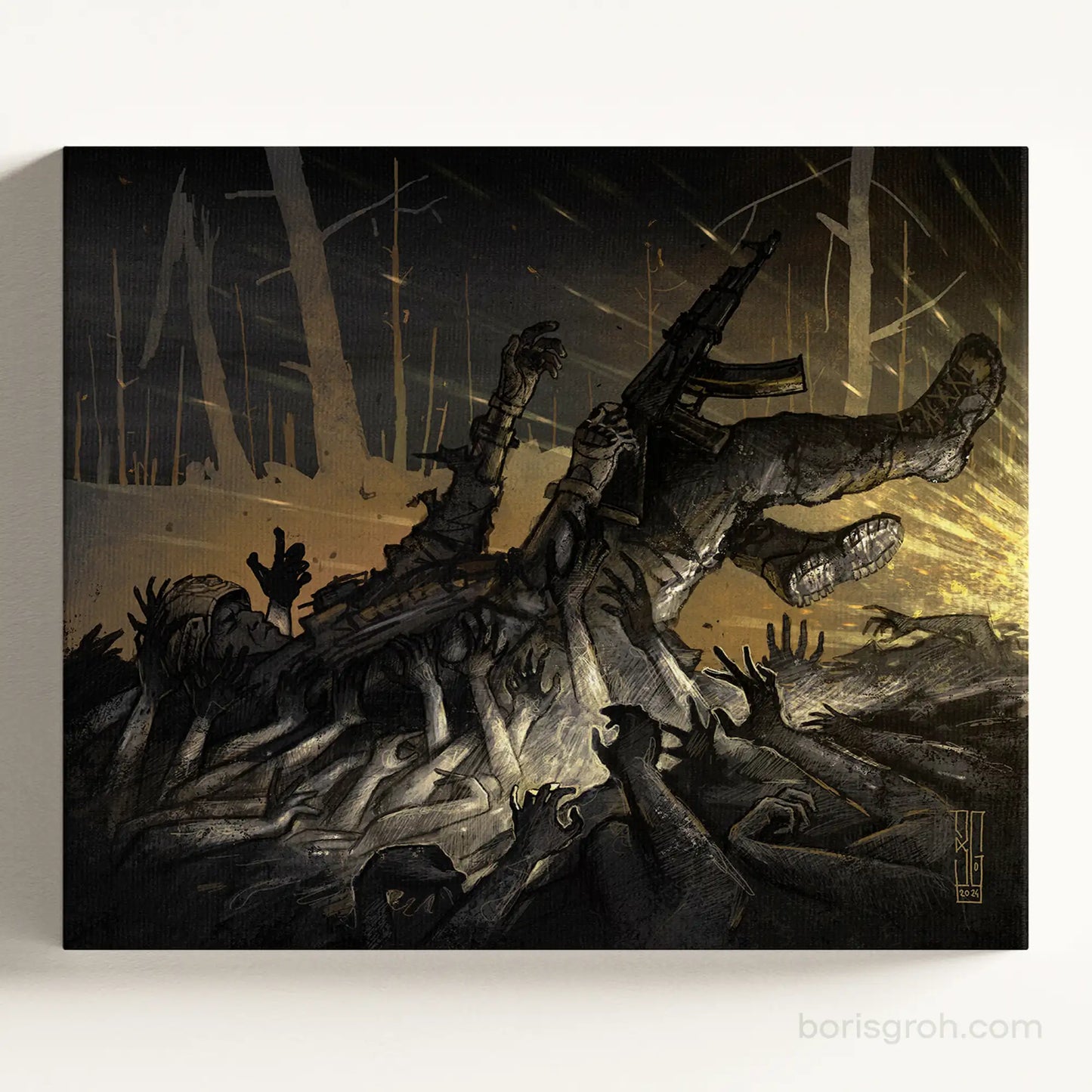 Canvas print “Mother Earth” 2024 Boris Groh
