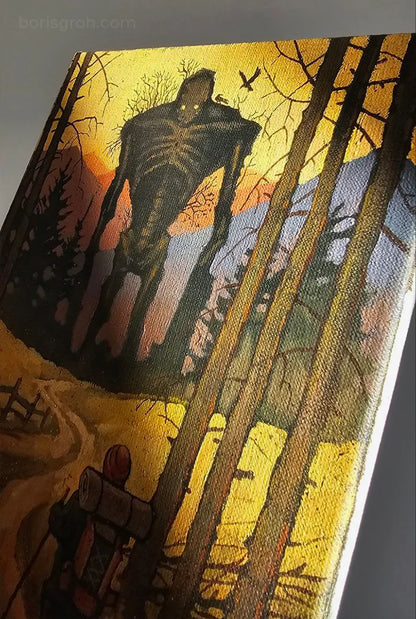 Original oil painting "Mountain Walking" 2024 - Boris Groh