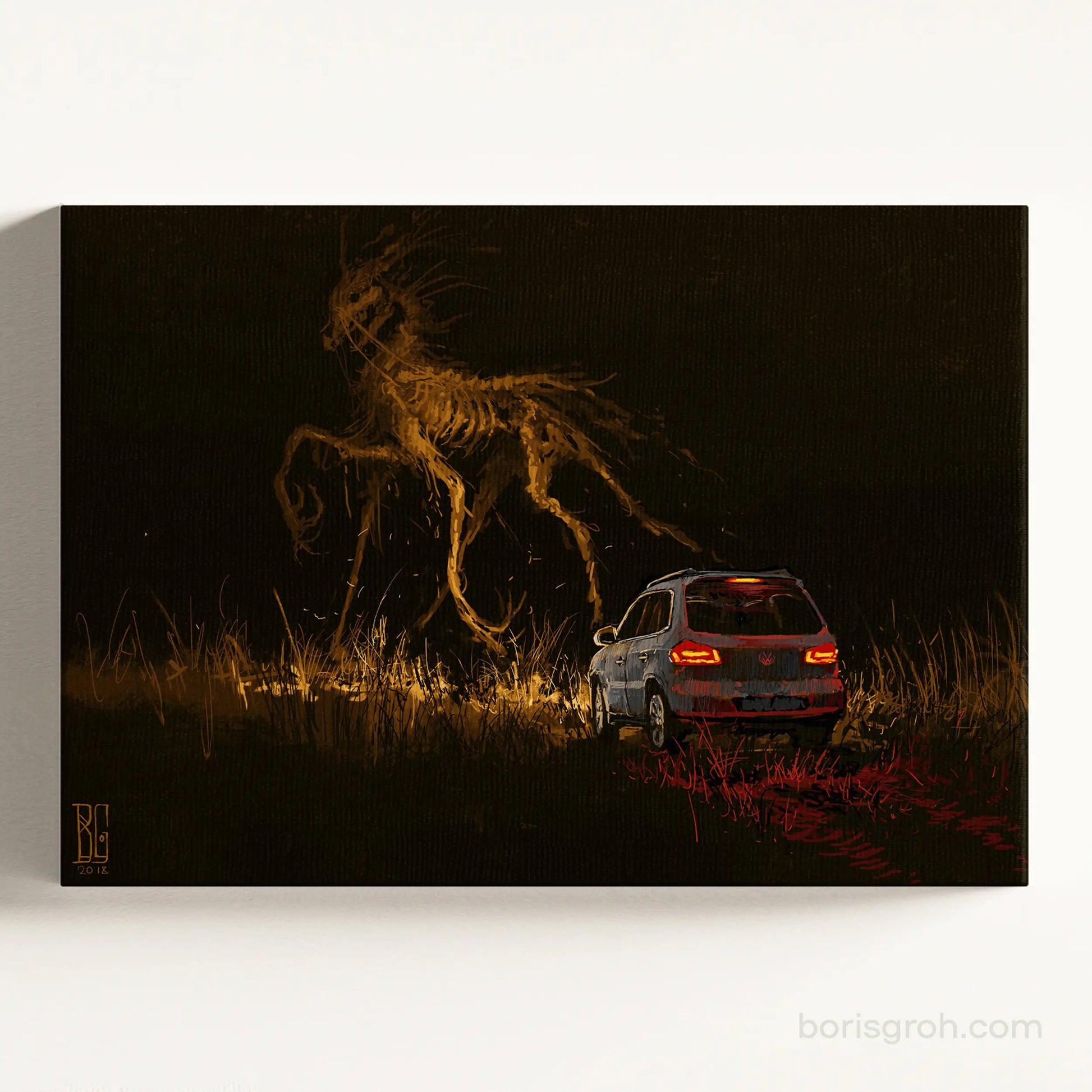 Canvas print “Night driving” 2018 Boris Groh