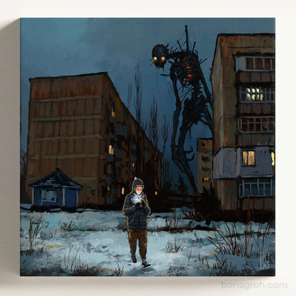 Canvas print “Night Walking 2.0” 2019 Boris Groh