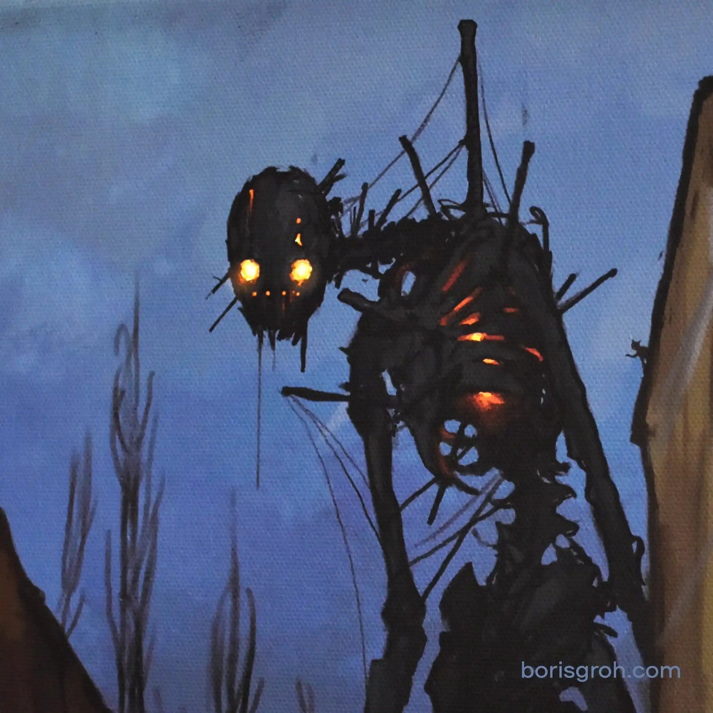 Canvas print “Night Walking 2.0” 2019 - Boris Groh