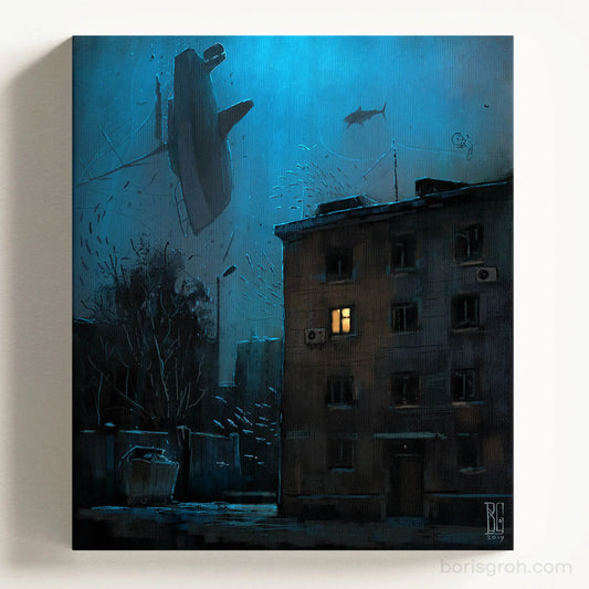 Canvas print “Ocean Floor” 2019 Boris Groh