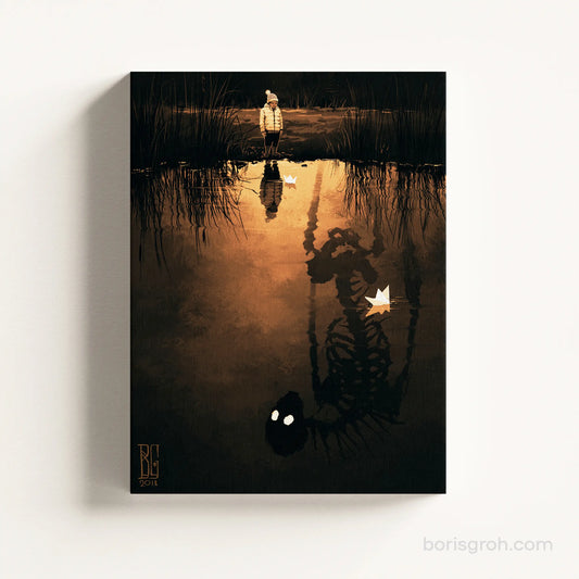 Canvas print “Paper Boat” 2018 - Boris Groh