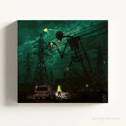 Canvas print “Power Lines” 2018 - Boris Groh