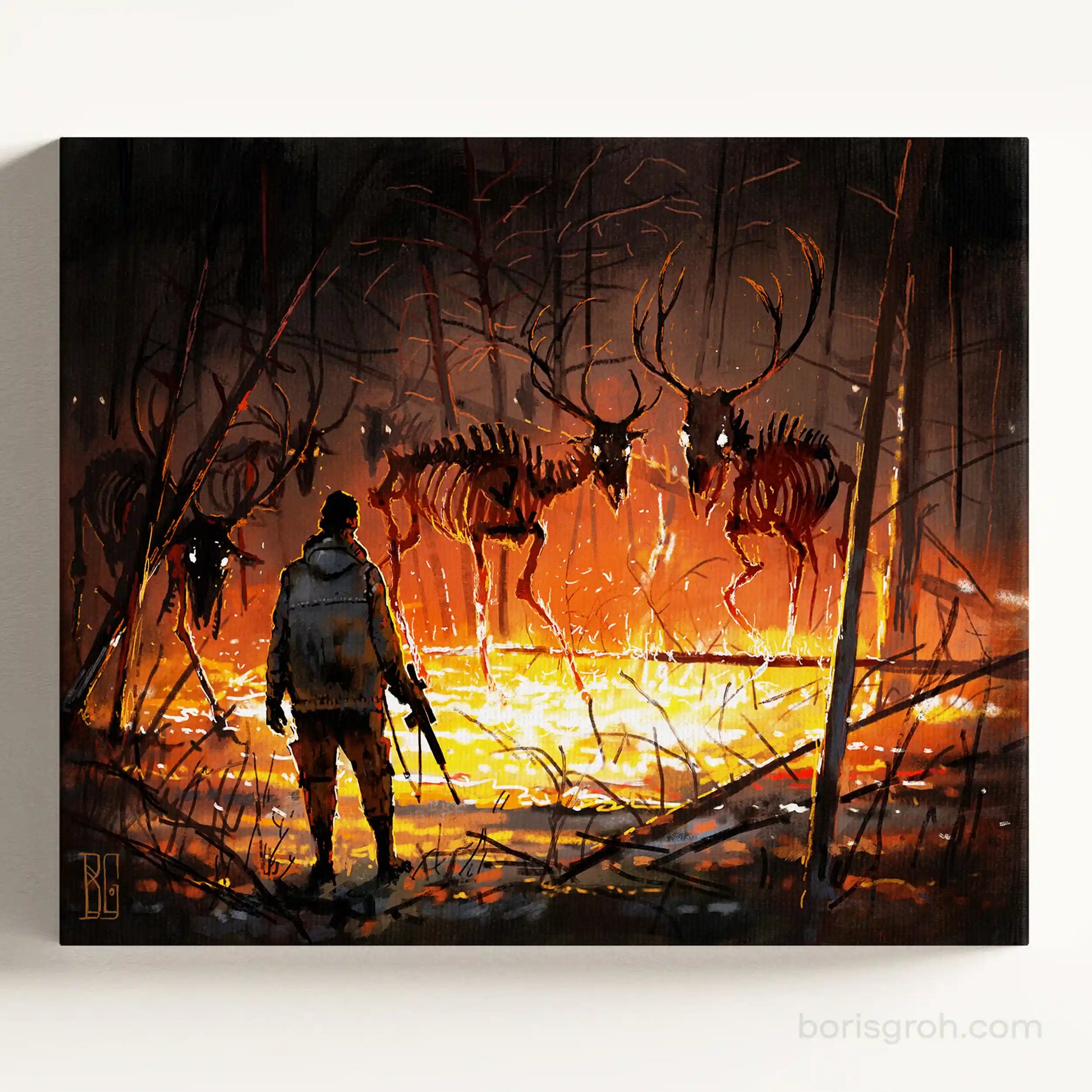 Canvas print “Prey” 2019 Boris Groh