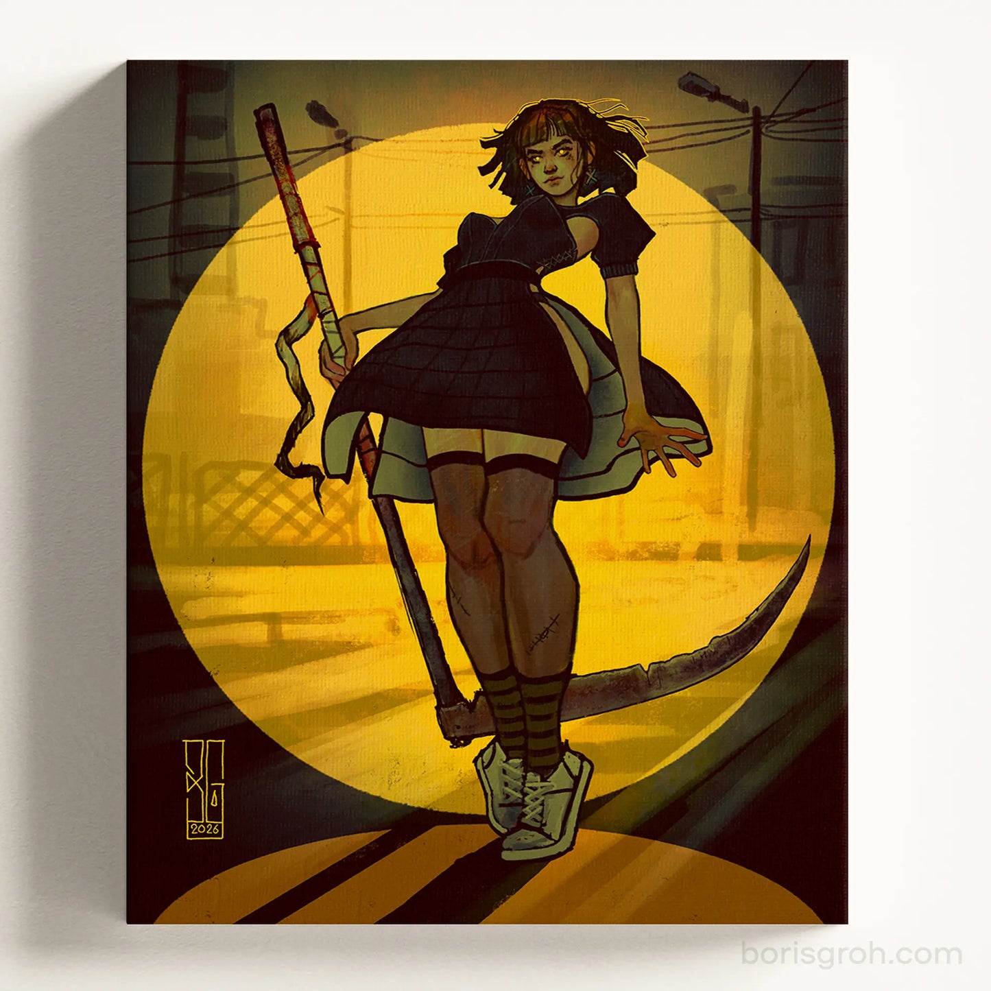 Canvas print “Scythe” 2026 Boris Groh