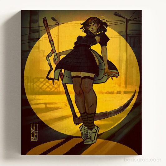 Canvas print “Scythe” 2026 Boris Groh