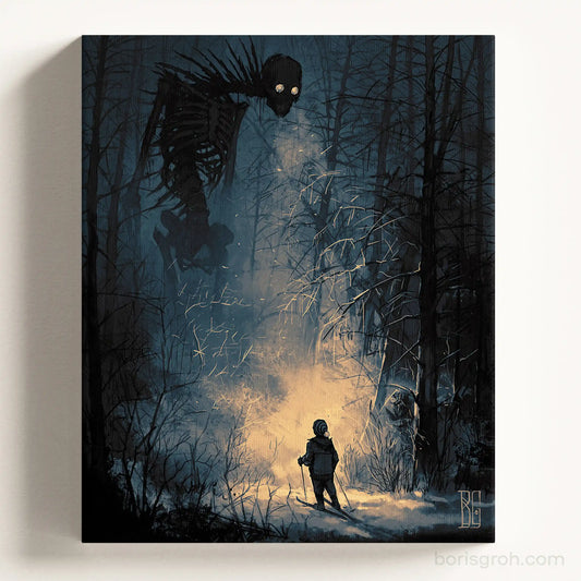 Canvas print “Skiing” 2018 Boris Groh