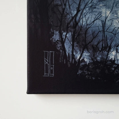 Canvas print “Skiing” 2018 - Boris Groh