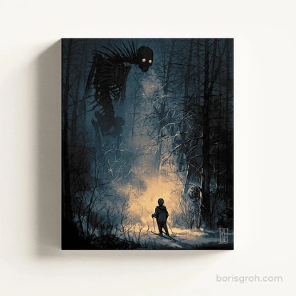 Canvas print “Skiing” 2018 - Boris Groh