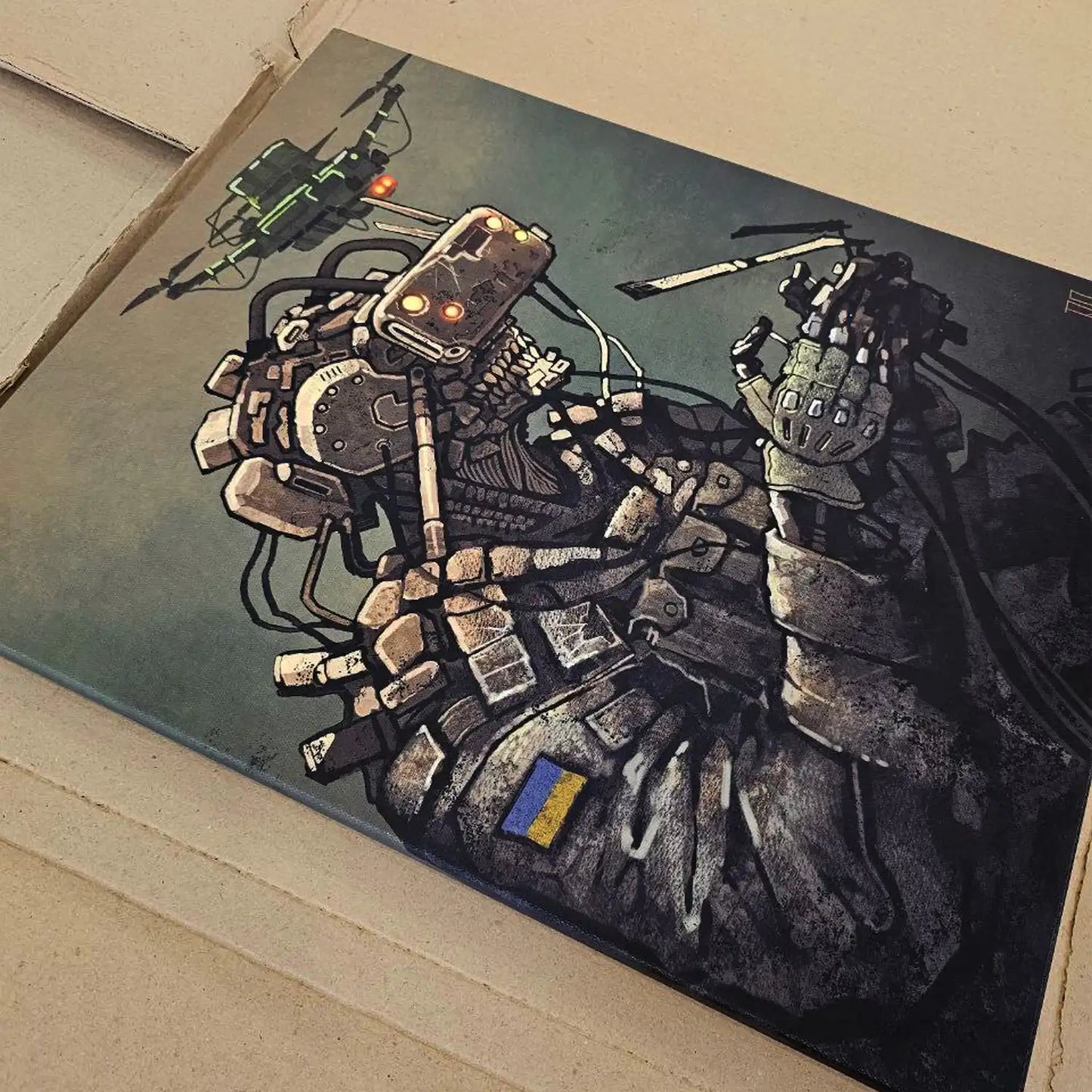 Canvas print “Skydeath” 2023 - Boris Groh