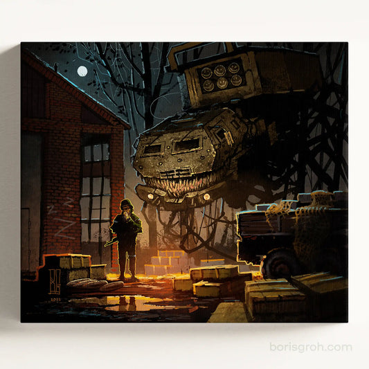 Canvas print “Smoking Is Bad” 2022 Boris Groh