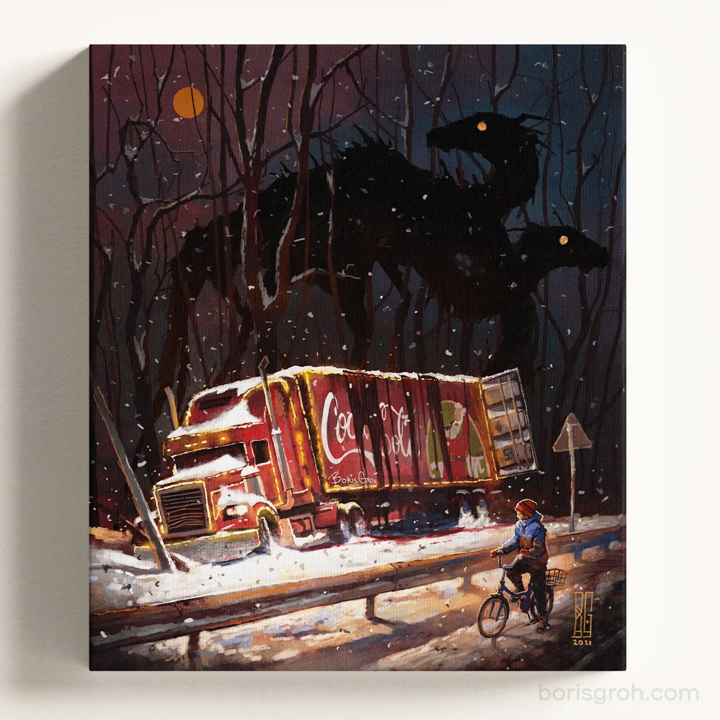 Canvas print “Something is coming” 2021 Boris Groh