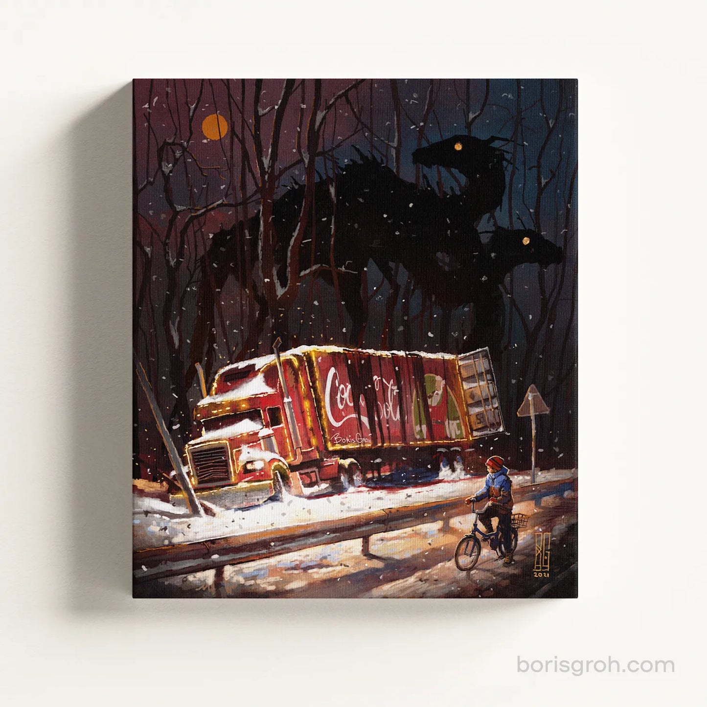 Canvas print “Something is coming” 2021 - Boris Groh