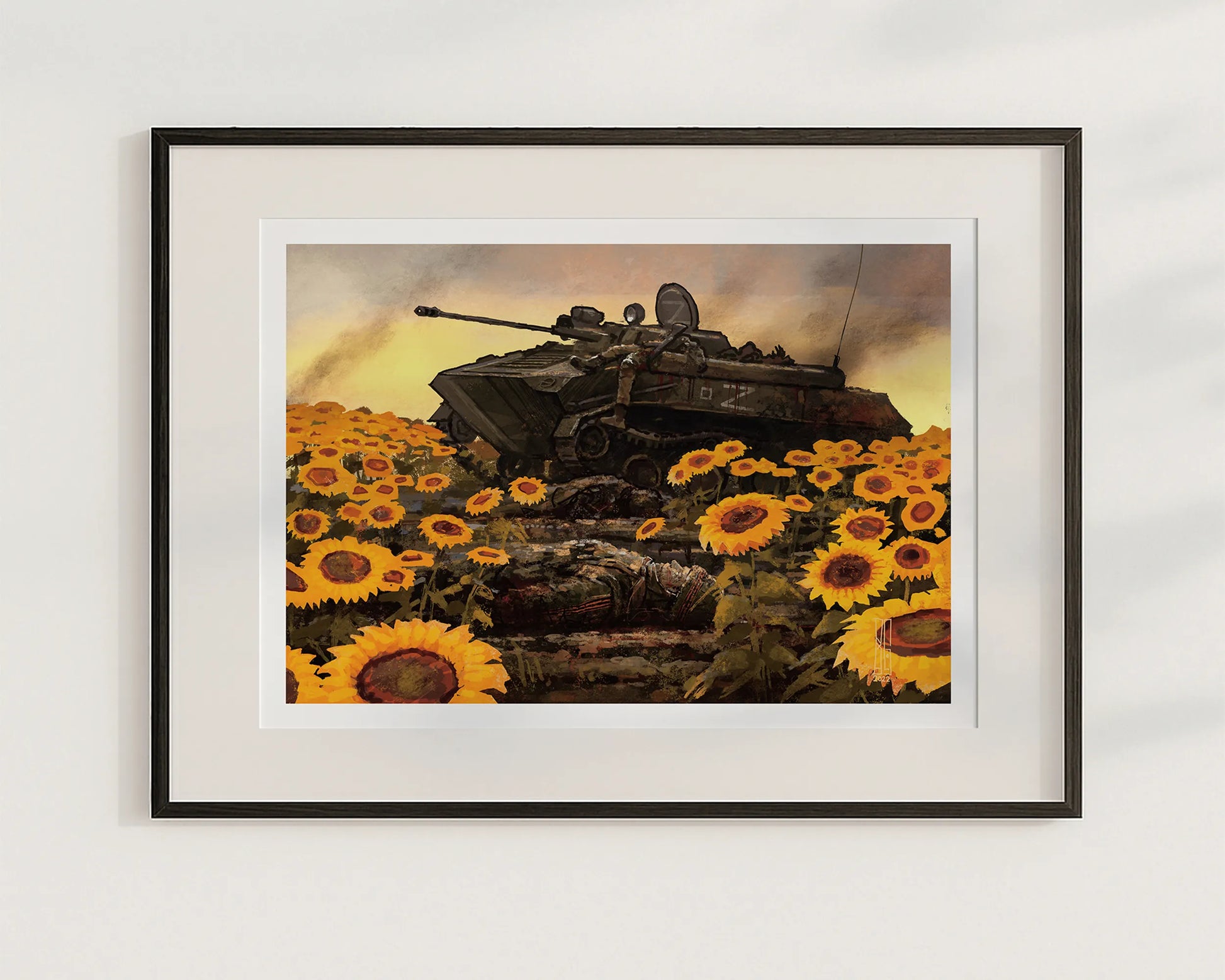 Limited Edition Print “Sunflowers” - Boris Groh