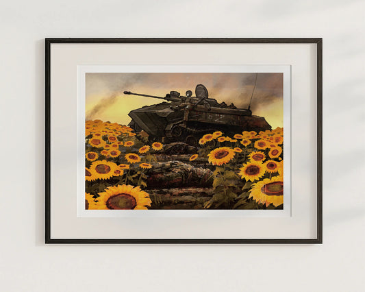 Limited Edition Print “Sunflowers” - Boris Groh