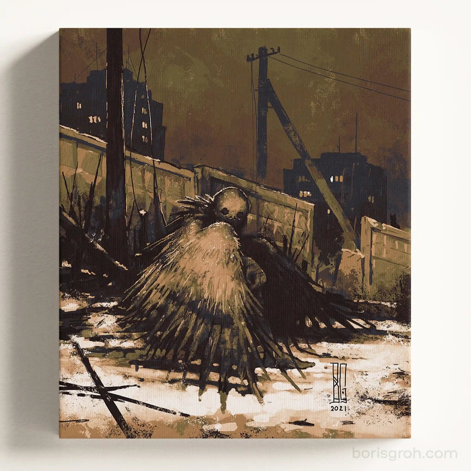 Canvas print “The Demon Downcast” 2021 Boris Groh