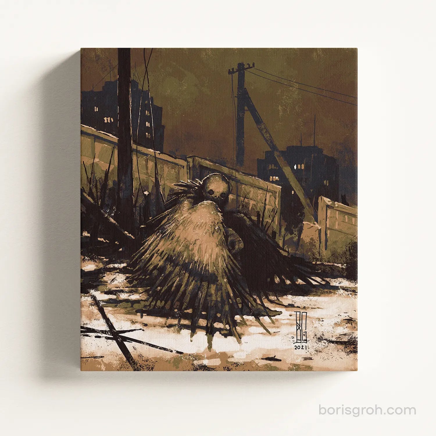 Canvas print “The Demon Downcast” 2021 - Boris Groh