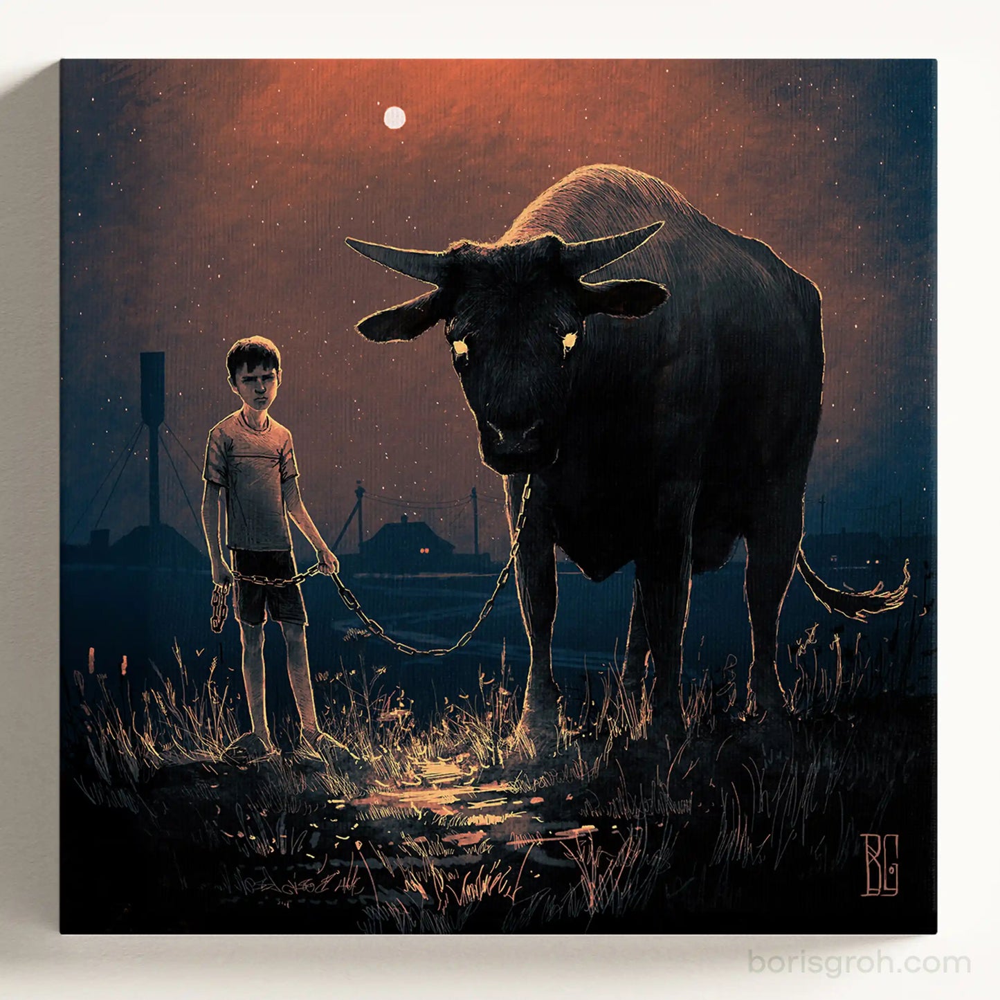 Canvas print “We had to kill you” 2020 Boris Groh