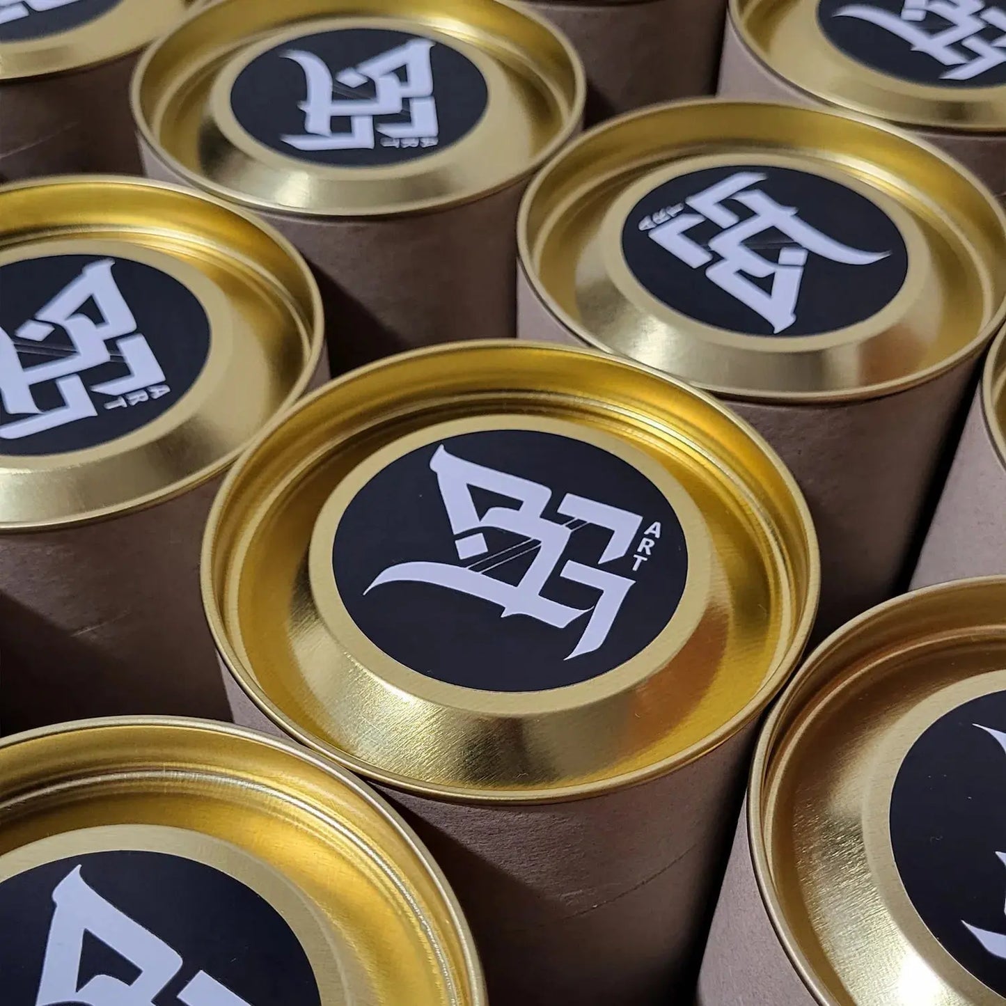 Sealed protective tubes for Sunflowers limited edition giclée prints